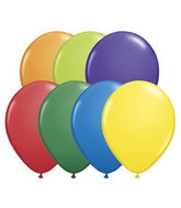 11" Qualatex Latex Carnival Assorted Balloons (100 Per Bag)