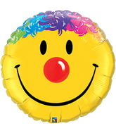 32" Smiley Face with Hair Balloons