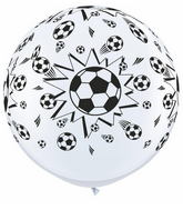 3' Soccer Balls White (2 ct.)
