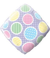 18" Polka Dots Accent Patterns Foil Balloon