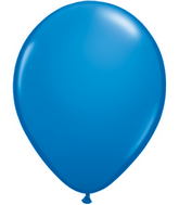 9" Qualatex Latex Balloons DARK BLUE (100 Per Bag)
