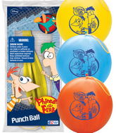 14" Phineas and Ferb 1 ct. Punch Ball