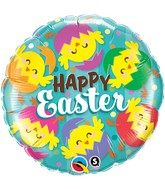 18" Happy Easter Hatched Chicks balloon