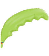 36" Lime Green Palm Frond Leaves Qualatex Balloon