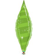 38" Lime Green Taper Swirl Qualatex Balloon