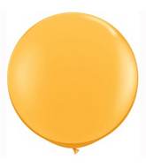 36" Qualatex Latex Balloons (2 Pack) Goldenrod