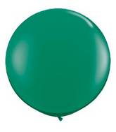 36" Qualatex Latex Balloons (2 Pack) Jewel Emerald Green