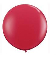 36" Qualatex Latex Balloons (2 Pack) Jewel Ruby Red