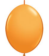 12" Qualatex Latex Balloons Quicklink Orange 50 Count