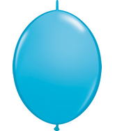12" Qualatex Latex Balloons Quicklink Robin's Egg (50 Count)