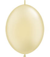 12" Qualatex Latex Quicklink Pearl Ivory 50 Count