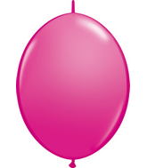 6" Qualatex Latex Balloons Quicklink Wild Berry (50 Count)