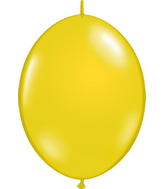 6" Qualatex Latex Balloons Quicklink Citron Yellow 50 Count