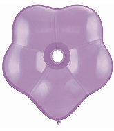 6" Geo Blossom Latex Balloons (50 Count) Spring Lilac