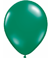5" Qualatex Latex Balloons Emerald Green Jewel (100 Per Bag)