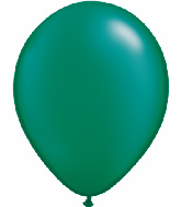 5" Qualatex Latex Balloons Pearl EMERALD (100 Per Bag)