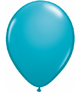 5" Qualatex Latex Balloons TROPICAL TEAL (100 Per Bag)