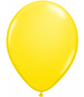5" Qualatex Latex Balloons YELLOW (100 Per Bag)