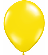 9" Qualatex Latex Balloons CITRON YELLOW (100 Per Bag)