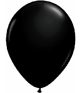 11" Qualatex Latex Balloons (25 Per Bag) Onyx Black