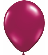 11" Qualatex Latex Balloons 25 Per Bag Sparkling Burgundy