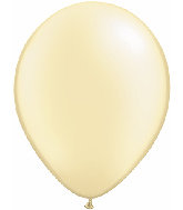 11" Qualatex Latex Balloons Pearl IVORY (100 Per Bag)