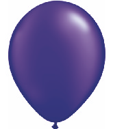 11" Qualatex Latex Balloons 25 Per Bag Pearl Quartz Purple