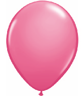 11" Qualatex Latex Balloons 25 Per Bag Rose