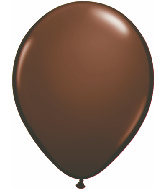 11" Qualatex Latex Balloons (25 Per Bag) Chocolate Brown