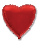 32" Metallic Red Jumbo Heart