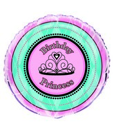 18" Happy Birthday Fairytale Princess Balloon