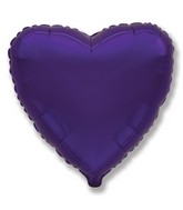 32" Metallic Purple Jumbo Heart