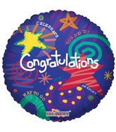 18" Congratulations Messages Balloon