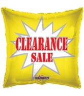 18" Clearance Balloon Starburst
