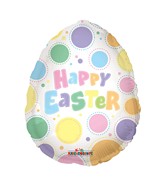 18" Easter Egg Dots Balloon