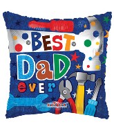 18" Best Dad Ever Tools Balloon
