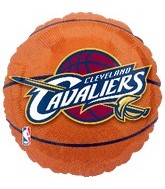 18" NBA Cleveland Cavaliers Basketball Balloon