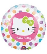 18" Hello Kitty Balloons Border