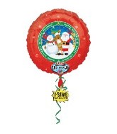 28" Happy Holidays Singing Balloon