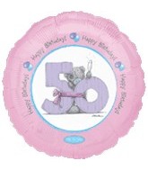 18" Happy Birthday 50th Balloon