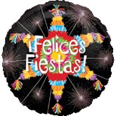 18" Felices Fiesta Pinata Balloon (Spanish)