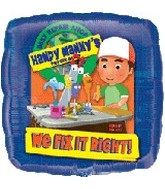 18" Handy Manny We Fix It Right! Balloon