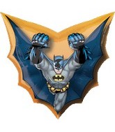 28" Batman Cape Shape Super Hero