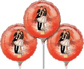9" EZ Fill Airfill Only High School Musical (3 Pack) Balloon