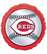 18" MLB Cincinnati Reds Baseball Balloon