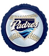 18" MLB San Diego Padres Baseball Balloon