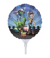 9" EZ Fill Airfill Only Balloon Toy Story With Sticks (3 Pack) Balloon