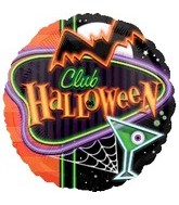 18" Club Halloween Balloon
