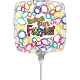 9" Airfill Only Listos Pa'L Festin Trans Balloon (Spanish)