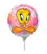 9" Airfill Tweety Design Balloon